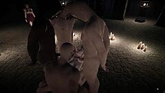Angels Awakening - Part 11: Sensual Scene with Shaved Pussy and Blowjob