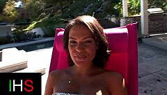 Slutty Teen Girl Takes Two Huge Black Cocks In Her Pussy And Ass