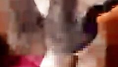 quiet crossdressing boy masturbates silently in video