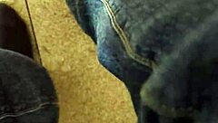 getting undressed and relaxing in public restroom