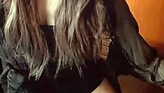 quiet crossdressing boy masturbates silently in video