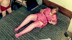 Can Fuscia Granny Chicopee Handle Deep Throating Old Cocks?