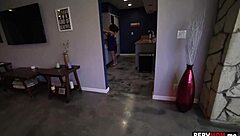 Stepmom Krissy Lynn Takes Care Of Stepson's Balls With Oral And Sex