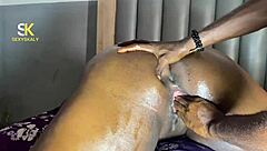 Naughty fat ass bitch screams on sweet cock.