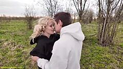 Wild public sex with my skinny teen girlfriend