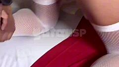 Latina hotwife humiliated in interracial gangbang with three cocks