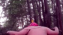 Face Sitting My Slave at Home and in Forest