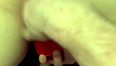 Sharing toys with wife and her petite friend