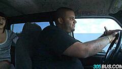 Watch this short redhead teen 18+ slut fuck for cash in the car!