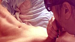 a little hawk tua action with a sloppy blowjob