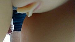 I rub my small dick on her pussy before fucking