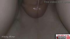 Cuckold POV Closeup of Fucklicking Pussy After Lover’s Creampie Spill