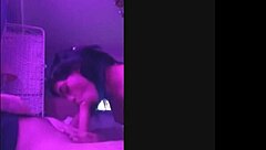 Latina T-Girl Sucks Cock Hard