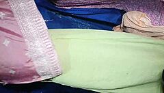 Wife in sexy dress gets hard doggystyle fuck with dirty talk.