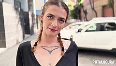 Putalocura - caught creampie with tattooed spanish malafalda.