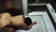 MY STEP-NEPHEW AND I IN HOT RIMJOB SESSION