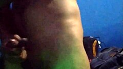 Crazy Latina Shaves and Masturbates!