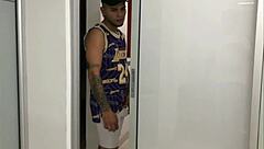 I found my stepsister exercising and couldn't resist caressing her beautiful ass, he confesses