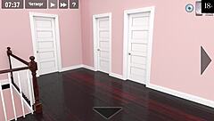 Young Teen Slut in Girl House Gameplay Masturbates with Big Cock in Missionary Position