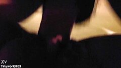 Tiny stripper bii taking dick.