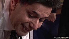 Amazing Maid Shares Delicious Cocks with Another Babe in Stockings