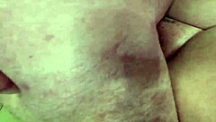 i have this chubby girl in fishnet lingerie getting a creampie