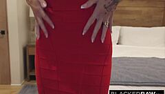 blackedraw gorgeous blonde dakota lyn's tight pussy filled