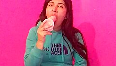 Pretty Solo Girl Enjoys Intense Anal, Oral, and Masturbation