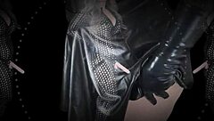 Goddess worship with a beta male in a BDSM scene