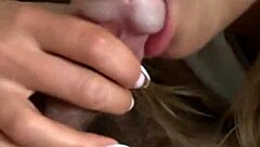 Monika Fox Gives Blowjob To Very Small 18+ Cock And Lets Him Cum