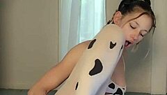 Missalice Rides Dildo In Cowgirl Position With Toys For Intense Homemade Action