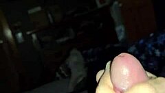 Hot blonde wife seduces while giving a blow job