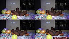 Wet pussy lips and big tits in a hardcore threesome