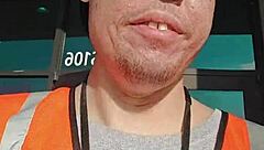 amsr sfw asian amateur solo walking about during work in public outdoor city street