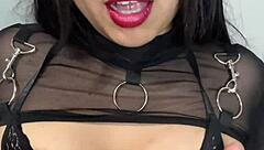 Amateur ballbusting and domination with a hot Latina babe