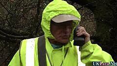 Classy Stockings Whore Drips Cum from Mouth in High Definition