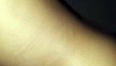 Black amateur gets big cock in his bedroom