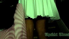 HOT BLONDY caught on hidden cam UPSKIRT!