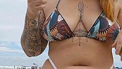 Wearing Panties On Beach To Attract Married Men For Fucking