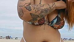 Wearing Panties On Beach To Attract Married Men For Fucking