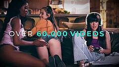 Chanel Camryn Boldly Seduces Stepmom Dee Williams, Licking Her Huge Tits and Pussy