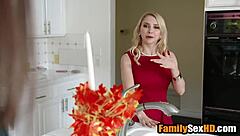 Thanksgiving Day Sex Orgy With Hot Group 😈