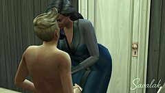 MILF stepmother craves her little Kevin's love and sleep