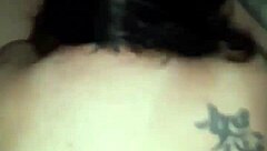 guy getting it in doggystyle with bent over tits and ass