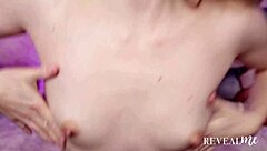 Bold Italian MILF Uses Double Dildo In Milk Fantasy Masturbation