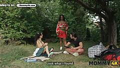 mommy4k valentina sierra rubs huge tits on long italian cock in public nature