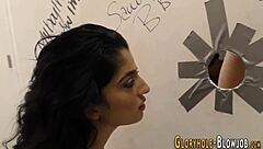 Islamic Babe Takes Monster Cock At Gloryhole.