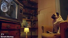 benefit monkey liz rainbow, the blue-eyed beauty, gets a mouthful of cum