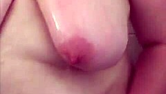 Big Boob Mama Showers Intensely