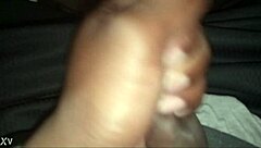 stroking my small eighteen plus cock while playing the skyrim video game on computer